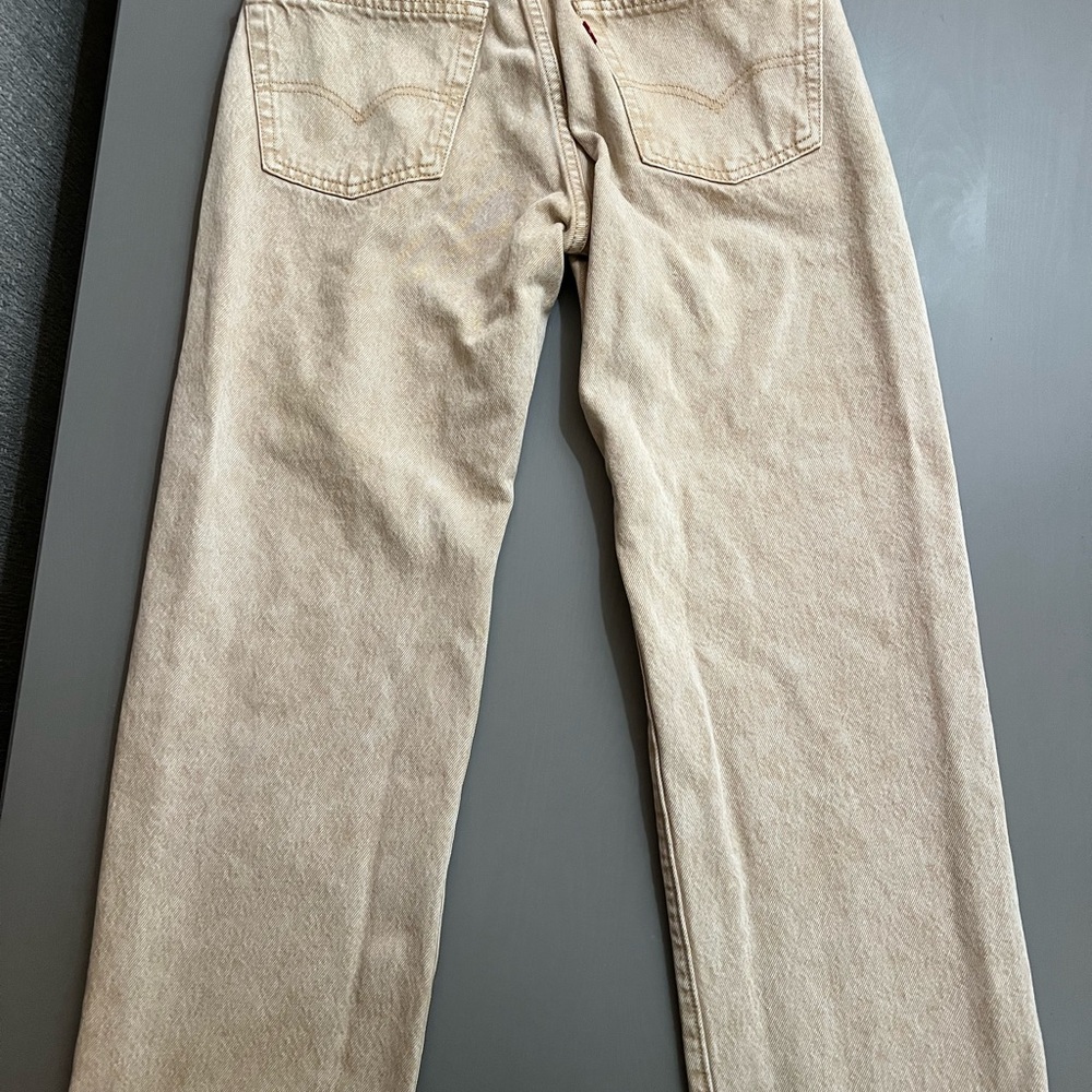 Capital E 501 LEVIS, Both Women’s/Men's Tan Jeans - Picture 10 of 13